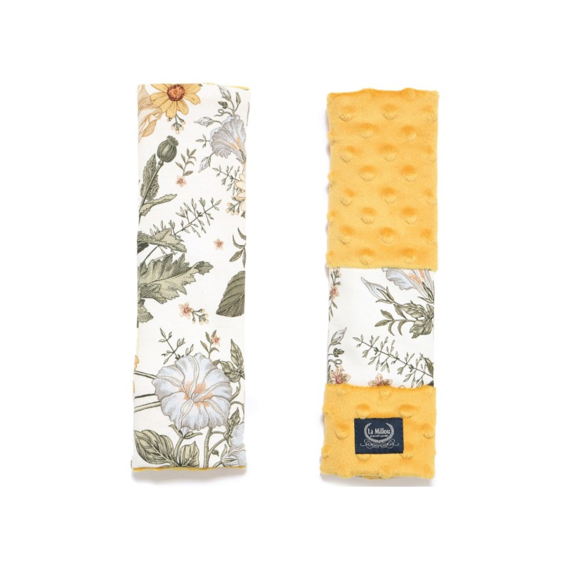 La Millou Jersey Seat Belt Cover Vintage Meadow – Honey La Millou Jersey Seat Belt Cover Vintage Meadow – Honey