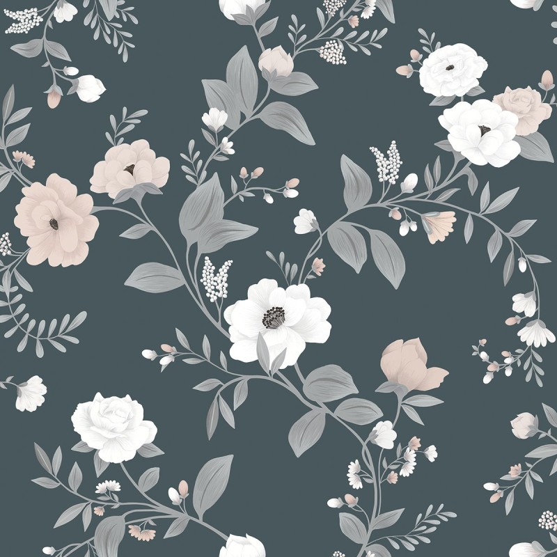 Lilipinso Ταπετσαρία Τοίχου Symphony of Roses - Dark Blue (50cm X 10m) Lilipinso Ταπετσαρία Τοίχου Symphony of Roses - Dark Blue (50cm X 10m)