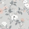 Lilipinso Ταπετσαρία Τοίχου Symphony of Roses - Light Grey (50cm X 10m)