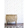 Lilipinso Ταπετσαρία Μπλε, Γκρι, Μπεζ, Enchanted Triangle Pattern (50cm X 10m)