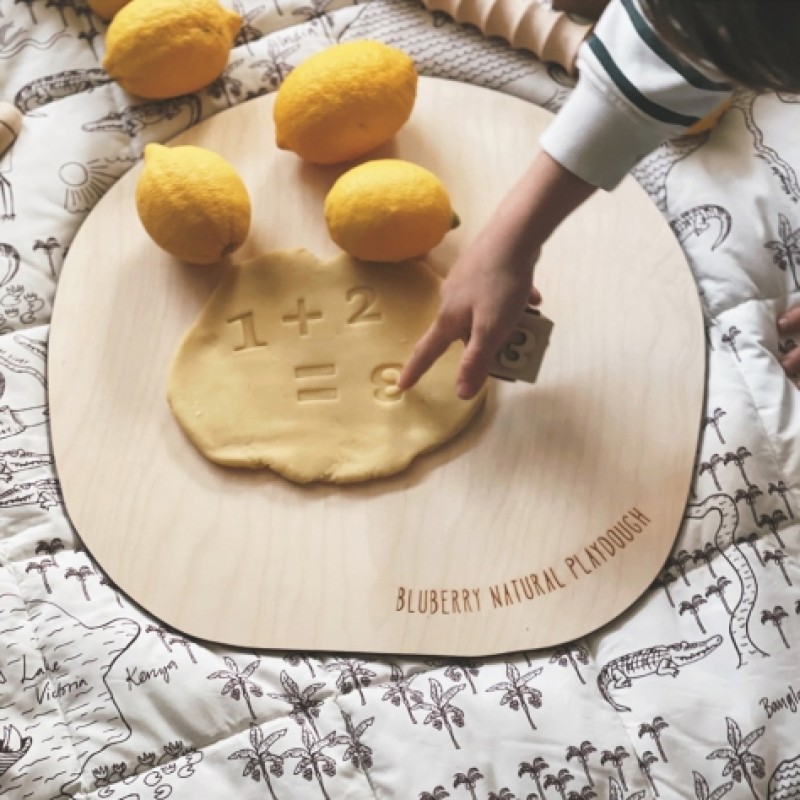 Bluberry Kidsroom Σετ πλαστελίνης λεμόνι και ξύλινα ζάρια μαθηματικών Bluberry Kidsroom Σετ πλαστελίνης λεμόνι και ξύλινα ζάρια μαθηματικών
