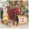 Bluberry Kidsroom Ξύλινα ζάρια ελληνικής αλφαβήτου