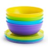 Munchkin Σετ Φαγητού Love A Bowls από Πλαστικό με Αντιολισθητική Βάση Πολύχρωμο 10τμχ