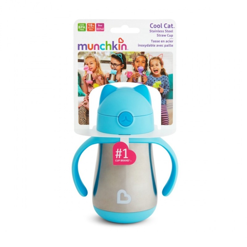 Munchkin Παιδικό Ποτηράκι με Λαβές και Καλαμάκι Munchkin Παιδικό Ποτηράκι με Λαβές και Καλαμάκι