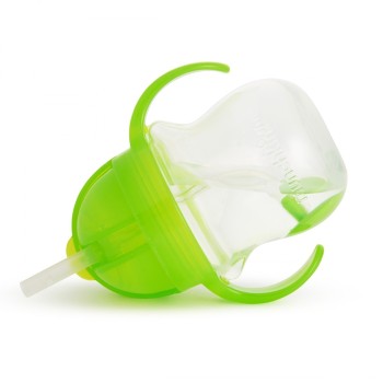 Munchkin Παιδικό Ποτηράκι με Λαβές και Καλαμάκι ”Click Lock” από Πλαστικό Πράσινο 207ml Munchkin Παιδικό Ποτηράκι με Λαβές και Καλαμάκι ”Click Lock” από Πλαστικό Πράσινο 207ml