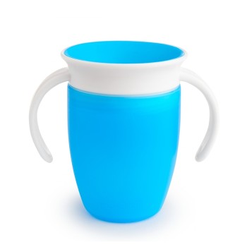 Munchkin Παιδικό Ποτηράκι ”Miracle 360°” από Πλαστικό Μπλε 207ml