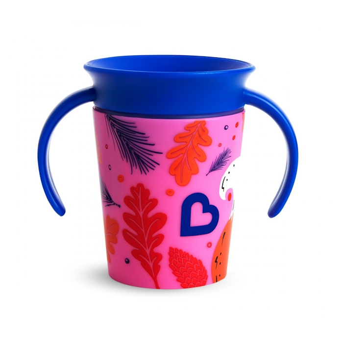 Munchkin Παιδικό Ποτηράκι ”Miracle 360° Wildlove Sippy” από Πλαστικό Fox Μπλε 177ml Munchkin Παιδικό Ποτηράκι ”Miracle 360° Wildlove Sippy” από Πλαστικό Fox Μπλε 177ml