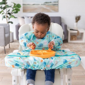 Bumkins Tray Mat Ολόσωμη Σαλιάρα με Μανίκια Dinos