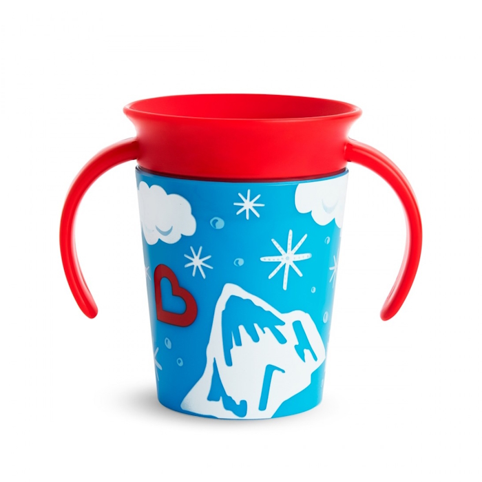 Munchkin Παιδικό Ποτηράκι ”Miracle 360° Wildlove Sippy” από Πλαστικό Polar Bear Κόκκινο 177ml Munchkin Παιδικό Ποτηράκι ”Miracle 360° Wildlove Sippy” από Πλαστικό Polar Bear Κόκκινο 177ml