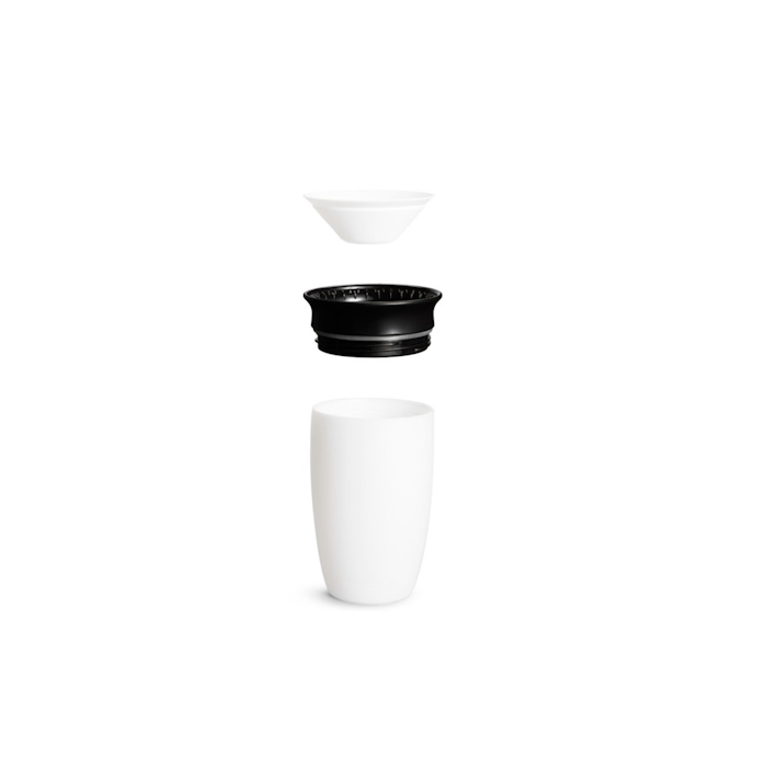 Munchkin Παιδικό Ποτηράκι Miracle 360° από Πλαστικό Λευκό 296ml Munchkin Παιδικό Ποτηράκι Miracle 360° από Πλαστικό Λευκό 296ml