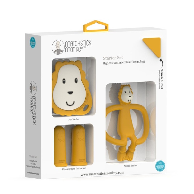 Matchstick Monkey Teething Starter Set Οδοντοφυίας Lion 4τμχ Matchstick Monkey Teething Starter Set Οδοντοφυίας Lion 4τμχ