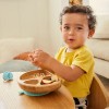 Munchkin Παιδικό Πιάτο Φαγητού Divided Plate από Bamboo Καφέ Munchkin Παιδικό Πιάτο Φαγητού Divided Plate από Bamboo Καφέ