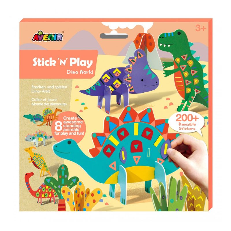 Avenir Αυτοκόλλητα Stick 'n' Play Dino World