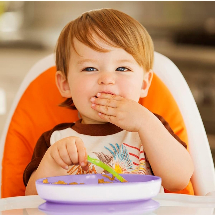 Munchkin Πιάτο Με Βεντούζα Stay Put Μωβ Munchkin Πιάτο Με Βεντούζα Stay Put Μωβ