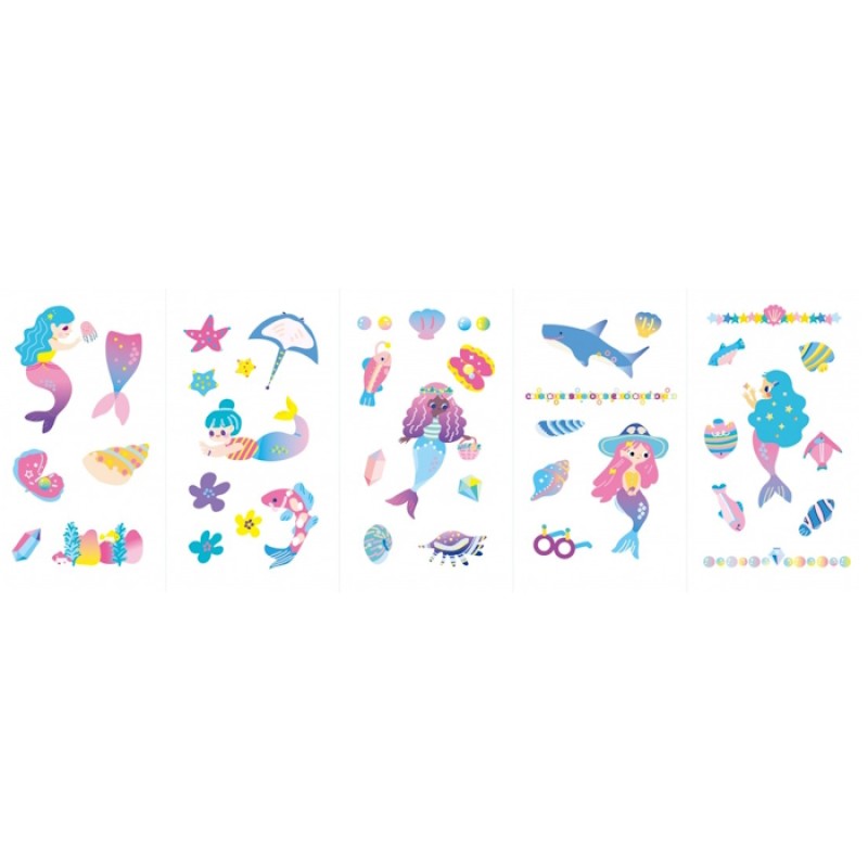 Avenir Mermaid Παιδικά Τατουάζ & Αυτοκόλλητα Νυχιών Avenir Mermaid Παιδικά Τατουάζ & Αυτοκόλλητα Νυχιών