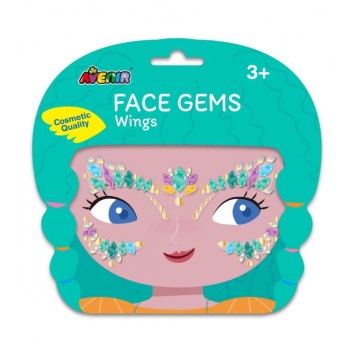 Avenir Αυτοκόλλητα Κοσμήματα Προσώπου Face Gems Wings