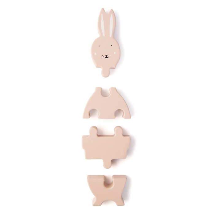 Trixie Ξύλινο Παιδικό Puzzle Mrs Rabbit 4τμχ Trixie Ξύλινο Παιδικό Puzzle Mrs Rabbit 4τμχ