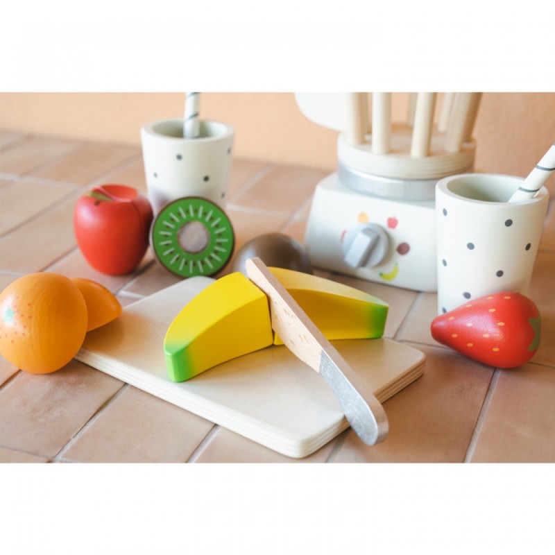 New Classic Toys Μπλέντερ με Φρούτα από Ξύλο για 3+ Ετών New Classic Toys Μπλέντερ με Φρούτα από Ξύλο για 3+ Ετών