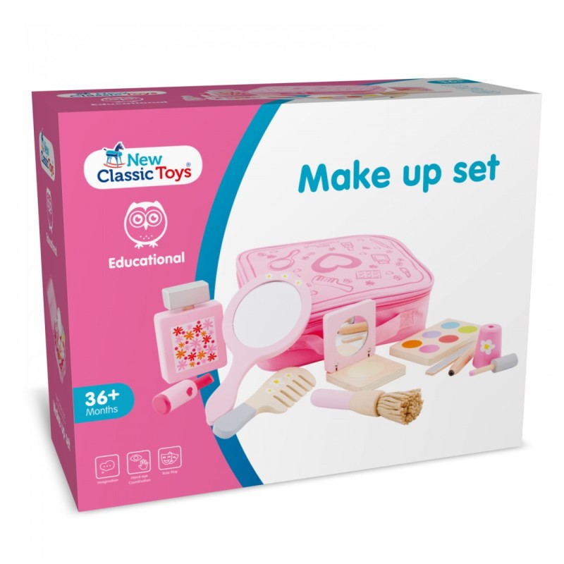 New Classic Toys Ξύλινο Σετ Μακιγιάζ για 3+ Ετών New Classic Toys Ξύλινο Σετ Μακιγιάζ για 3+ Ετών