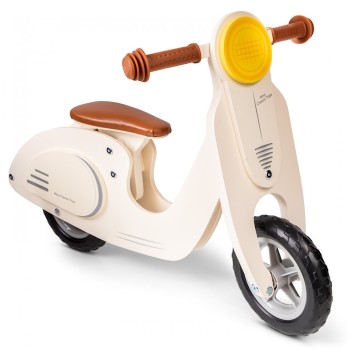 New Classic Toys Παιδικό Ποδήλατο Ισορροπίας Ξύλινο Λευκό