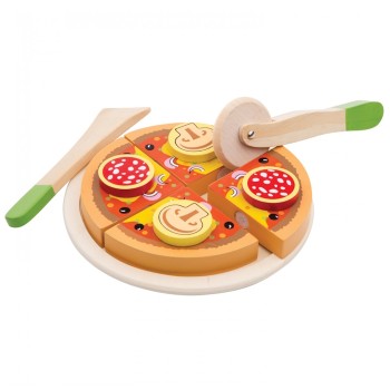 New Classic Toys Ξύλινο Σετ Πίτσας New Classic Toys Ξύλινο Σετ Πίτσας