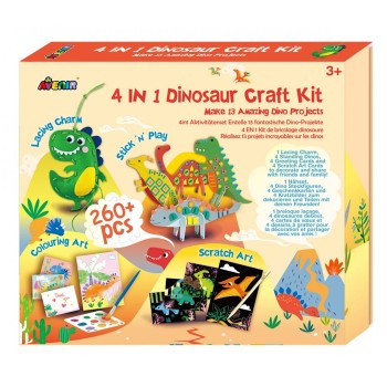 Avenir Παιδική Χειροτεχνία Δεινόσαυρος Craft Kit 4 Σε 1 Avenir Παιδική Χειροτεχνία Δεινόσαυρος Craft Kit 4 Σε 1