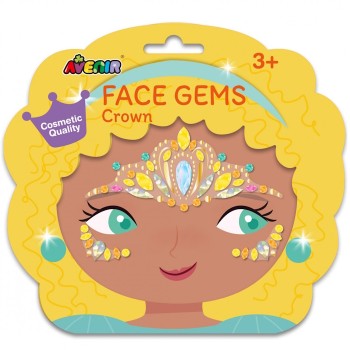 Avenir Αυτοκόλλητα Κοσμήματα Προσώπου Face Gems Crown