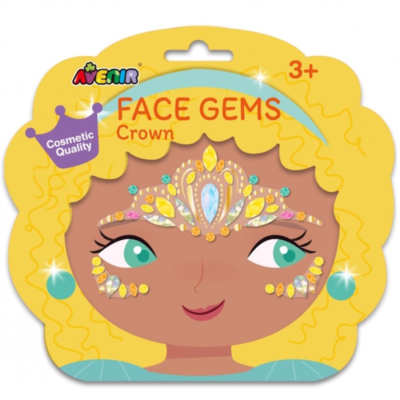 Avenir Αυτοκόλλητα Κοσμήματα Προσώπου Face Gems Crown Avenir Αυτοκόλλητα Κοσμήματα Προσώπου Face Gems Crown