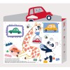 Haku Yoka Car Σετ Κηρομπογιές-Τουβλάκια σε 12 Χρώματα Haku Yoka Car Σετ Κηρομπογιές-Τουβλάκια σε 12 Χρώματα