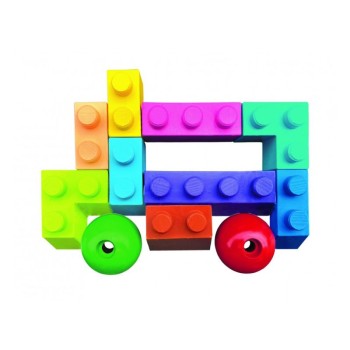 Haku Yoka School Bus Σετ Κηρομπογιές-Τουβλάκια σε 9 Χρώματα Haku Yoka School Bus Σετ Κηρομπογιές-Τουβλάκια σε 9 Χρώματα