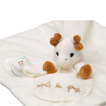 Sophie La Girafe Πανάκι Παρηγοριάς με Θέση για την Πιπίλα για Νεογέννητα