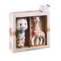 Sophie La Girafe Σετ δώρου με την Σόφι και μια κουδουνίστρα ”Πιου-πιου”