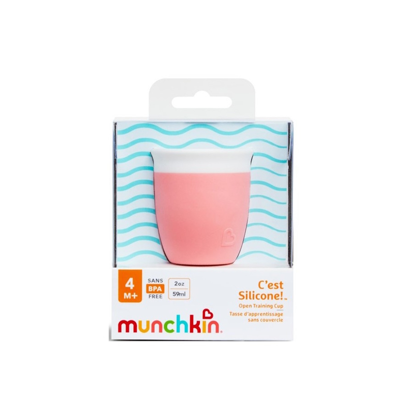 Munchkin C'est Silicone Training Cup Παιδικό Ποτηράκι από Σιλικόνη Ροζ 59ml για 4m+ Munchkin C'est Silicone Training Cup Παιδικό Ποτηράκι από Σιλικόνη Ροζ 59ml για 4m+