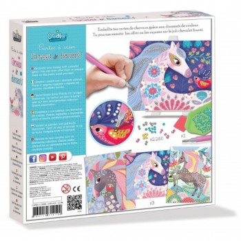 Créa Lign Κολάζ Κάρτες για Δημιουργία Διαμαντένιων Αλόγων για Παιδιά 5+ Ετών Créa Lign Κολάζ Κάρτες για Δημιουργία Διαμαντένιων Αλόγων για Παιδιά 5+ Ετών