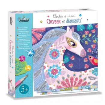 Créa Lign Κολάζ Κάρτες για Δημιουργία Διαμαντένιων Αλόγων για Παιδιά 5+ Ετών Créa Lign Κολάζ Κάρτες για Δημιουργία Διαμαντένιων Αλόγων για Παιδιά 5+ Ετών