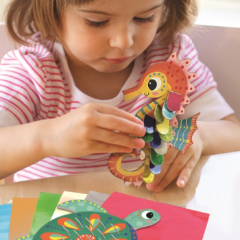 Créa Lign Διακοσμώ Μεταλλιζέ Ζώα της Θάλασσας Παιδική Χειροτεχνία για Παιδιά 3+ Ετών Créa Lign Διακοσμώ Μεταλλιζέ Ζώα της Θάλασσας Παιδική Χειροτεχνία για Παιδιά 3+ Ετών