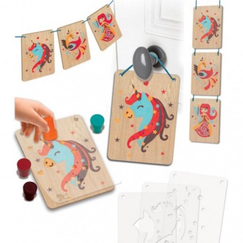 Créa Lign Ζωγραφική με Stencil - Νεραϊδοχώρα για Παιδιά 5+ Ετών Créa Lign Ζωγραφική με Stencil - Νεραϊδοχώρα για Παιδιά 5+ Ετών