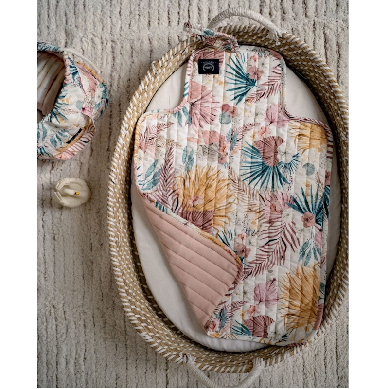 La Millou Αλλαξιέρα Ταξιδίου Boho Palms από Ύφασμα Light 45x66cm La Millou Αλλαξιέρα Ταξιδίου Boho Palms από Ύφασμα Light 45x66cm
