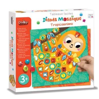 Créa Lign' CL170 Φτιάχνω Ψηφιδωτά με Λαμπερά Διαμάντια Tropicoanimo 3+ Ετών Créa Lign' CL170 Φτιάχνω Ψηφιδωτά με Λαμπερά Διαμάντια Tropicoanimo 3+ Ετών