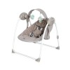 Lorelli Ηλεκτρικό Relax Μωρού Κούνια Portofino Beige Stars με Μουσική 2 σε 1 για Παιδί έως 9kg