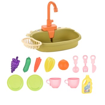 Giggles D10 Παιδικό Παιχνίδι ”Ο Νεροχύτης του Μικρού Βοηθού της Μαμάς” Πράσινο (3+)