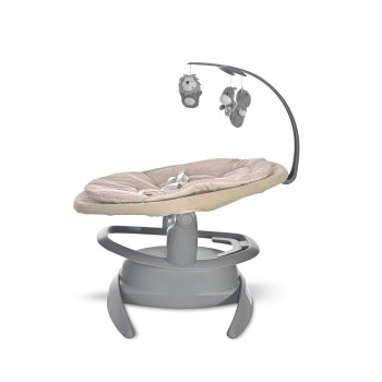 Lorelli Ηλεκτρικό Relax Μωρού Κούνια Toscana Beige Dots με Μουσική 2 σε 1 για Παιδί έως 9kg