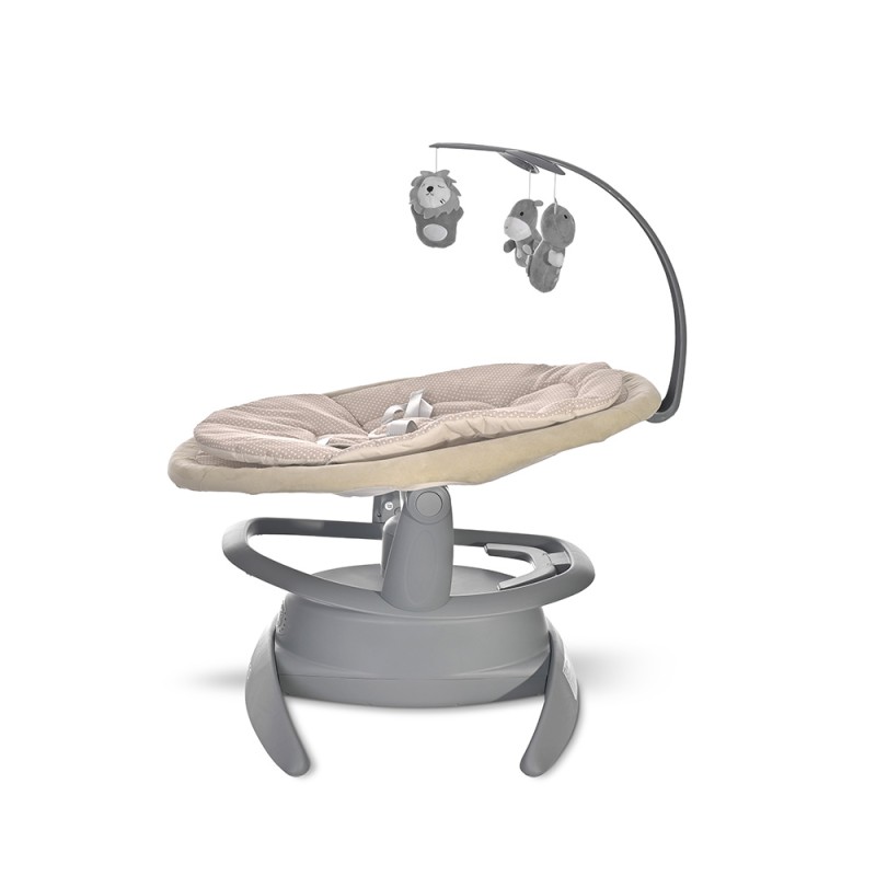 Lorelli Ηλεκτρικό Relax Μωρού Κούνια Toscana Beige Dots με Μουσική 2 σε 1 για Παιδί έως 9kg Lorelli Ηλεκτρικό Relax Μωρού Κούνια Toscana Beige Dots με Μουσική 2 σε 1 για Παιδί έως 9kg