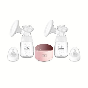 Lorelli Ηλεκτρικό Διπλό Θήλαστρο ”Daily Comfort Double” Ρεύματος Χωρίς BPA 180ml Ροζ