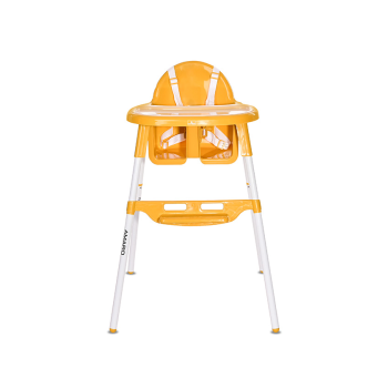 Lorelli Amaro Καρεκλάκι Φαγητού με Πλαστικό Σκελετό & Πλαστικό Κάθισμα Lemon Curry