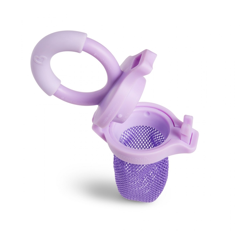 Munchkin Δίχτυ Φαγητού Μωβ Fresh Feeder από Ύφασμα για 6+ μηνών Munchkin Δίχτυ Φαγητού Μωβ Fresh Feeder από Ύφασμα για 6+ μηνών