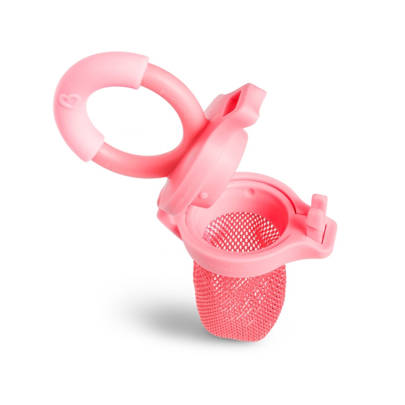Munchkin Δίχτυ Φαγητού Ροζ Fresh Feeder από Ύφασμα για 6+ μηνών Munchkin Δίχτυ Φαγητού Ροζ Fresh Feeder από Ύφασμα για 6+ μηνών