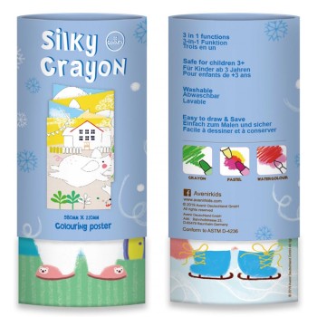 Avenir Silky Crayons Bear Σετ Κηρομπογιές 12τμχ Avenir Silky Crayons Bear Σετ Κηρομπογιές 12τμχ