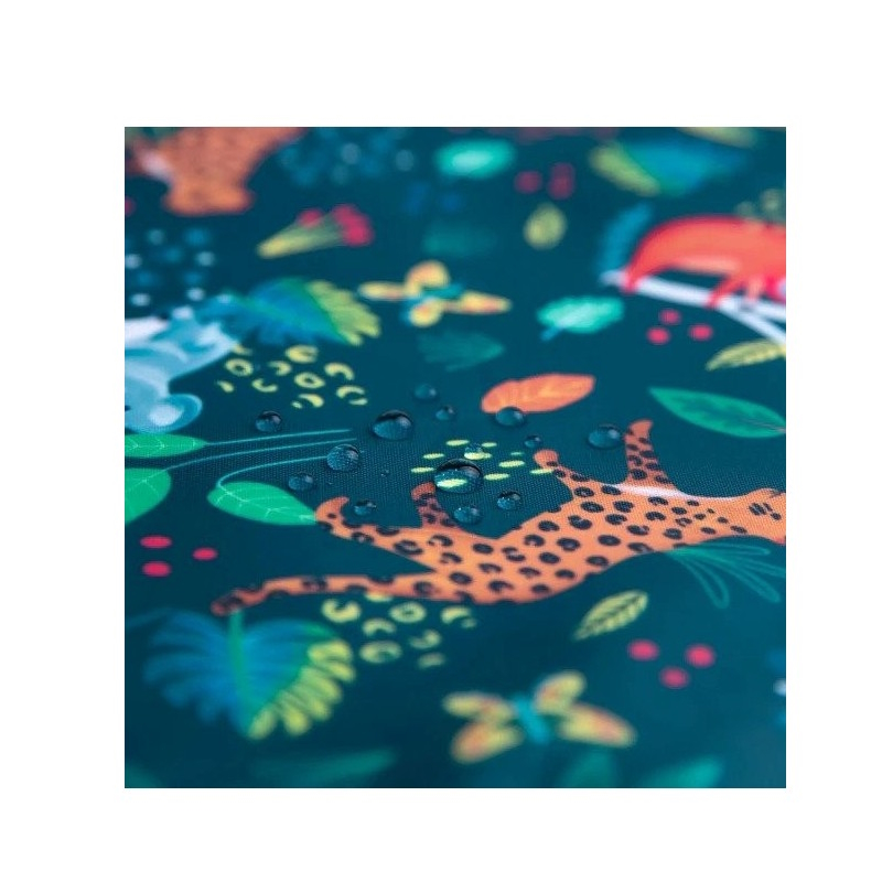 Bumkins Αδιάβροχη Ποδιά Πλαστική με Κορδόνι Sleeved Bib με Τσέπη & Μανίκια Jungle για 6 m+ Bumkins Αδιάβροχη Ποδιά Πλαστική με Κορδόνι Sleeved Bib με Τσέπη & Μανίκια Jungle για 6 m+