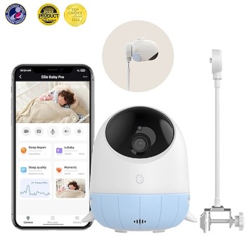 Ellie Baby Pro Ασύρματη WiFi Ενδοεπικοινωνία Μωρού με Κάμερα - Αμφίδρομη Επικοινωνία, AI Ανίχνευση Κλάματος & Νανουρίσματα (Blue) Ellie Baby Pro Ασύρματη WiFi Ενδοεπικοινωνία Μωρού με Κάμερα - Αμφίδρομη Επικοινωνία, AI Ανίχνευση Κλάματος & Νανουρίσματα (Blue)